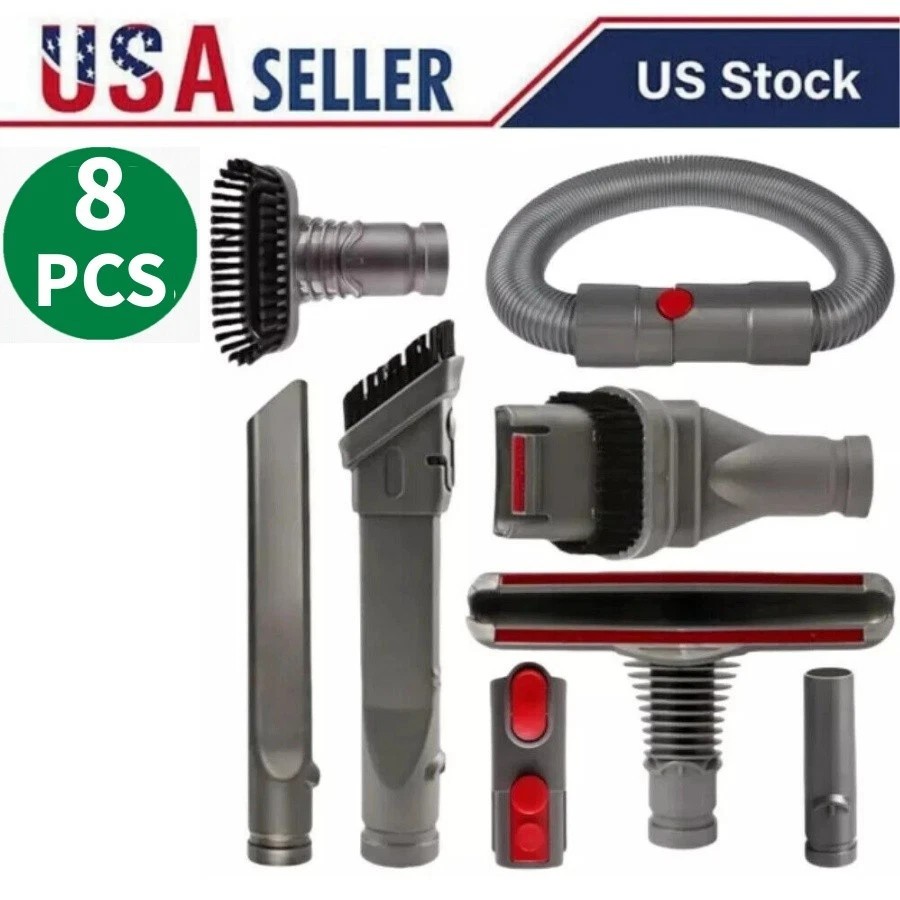 8Pcs Brush Attachments Kit for Dyson Vacuum Cleaner Accessories V6 V7 V8 V10 V11 gallery