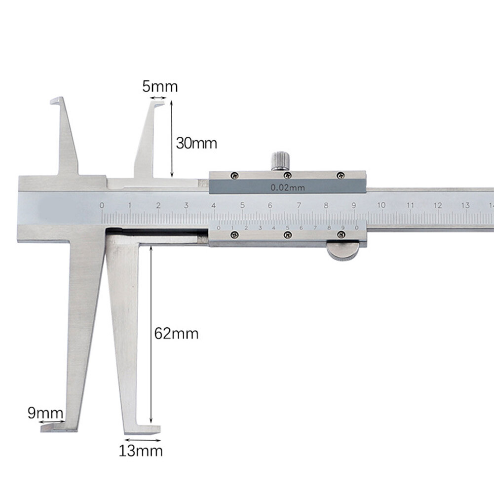 Inner Groove Diameter Vernier Calipers Stainless Steel Measuring Tool 0-150mm gallery