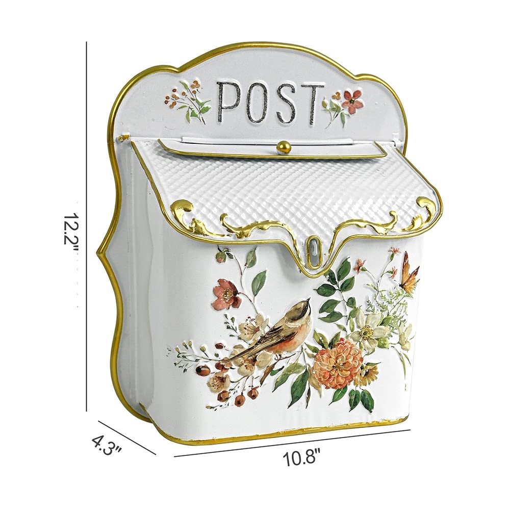 Big Fortune Wall Mount Mailbox For House Outside Vintage Metal Door Mailbox gallery