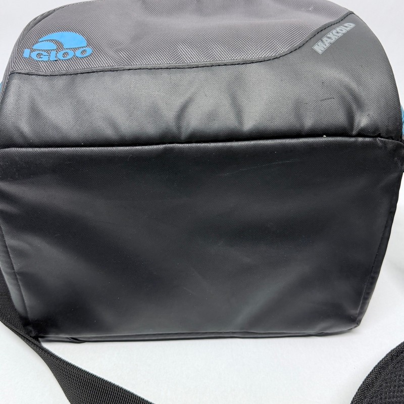 Igloo MaxCold Soft Side Cooler Bag Grey Blue Insulated Lunch Travel gallery