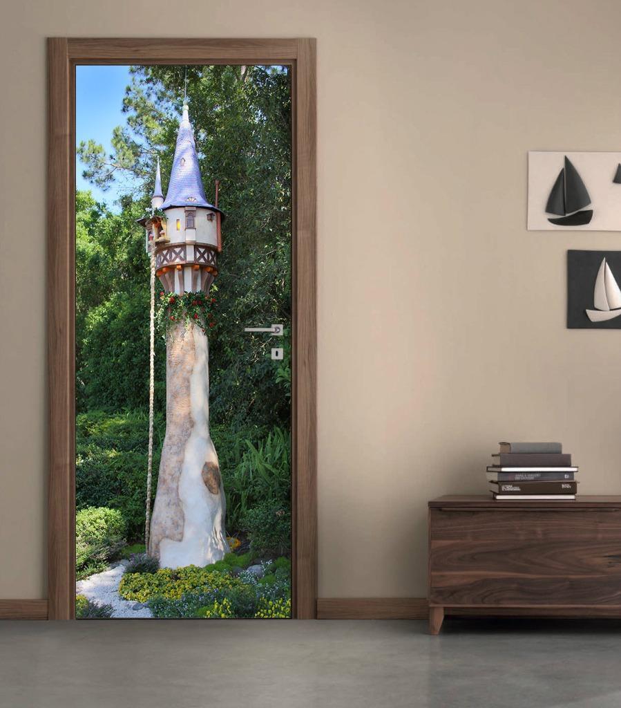 Tangled Rapunzel Tower Disney 3D DOOR WRAP Decal Wall Sticker Mural Art D256 gallery