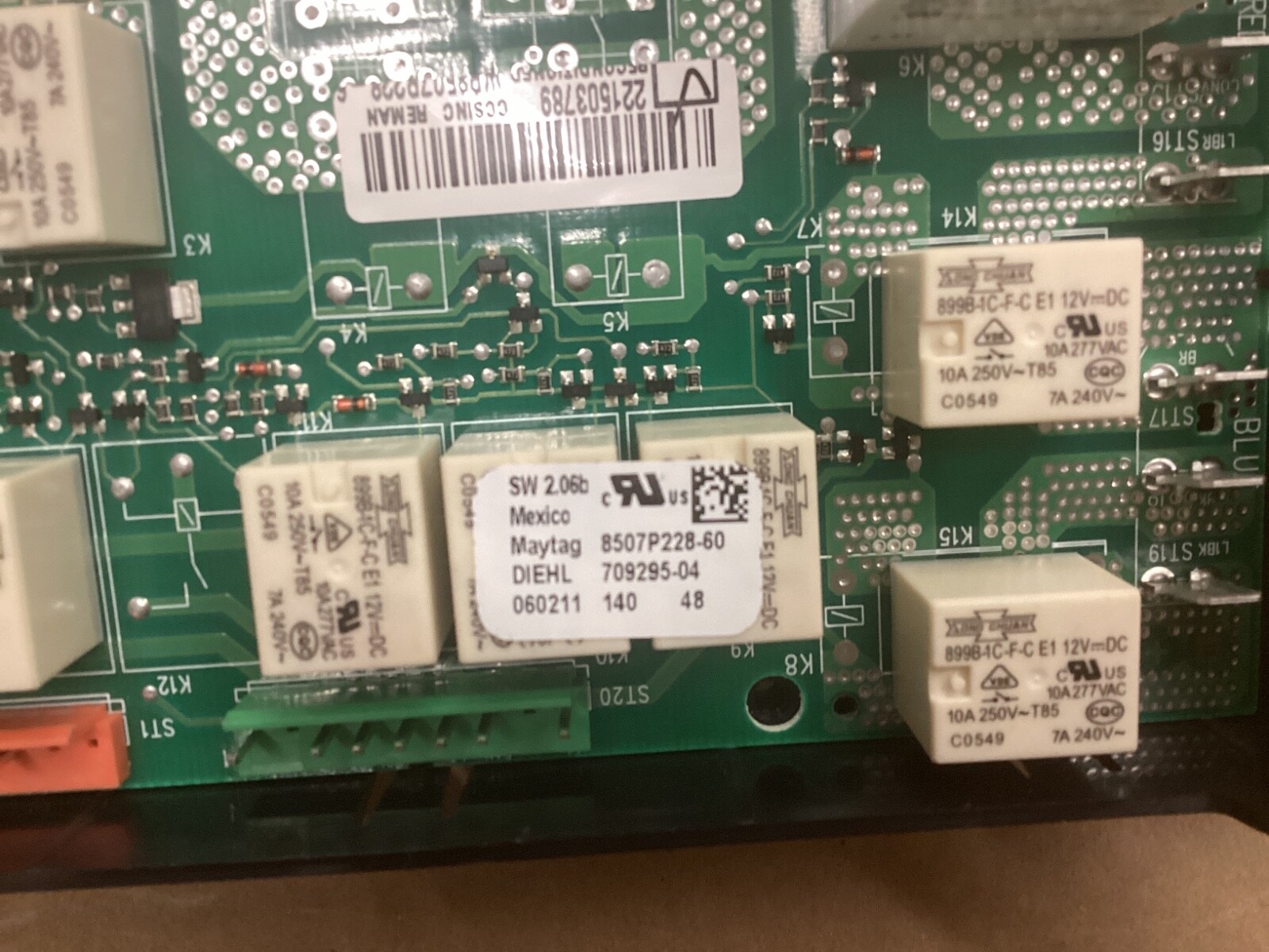 8507P228-60 Whirlpool Magic Chef Range Control Board Used BIN19B 2025 gallery