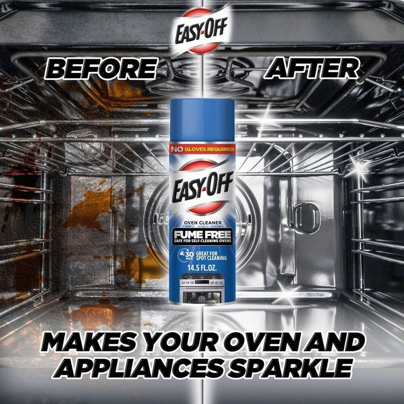6 Pack Fume Free Oven Cleaner & Degreaser Foam Spray Tough Grease Grime New gallery