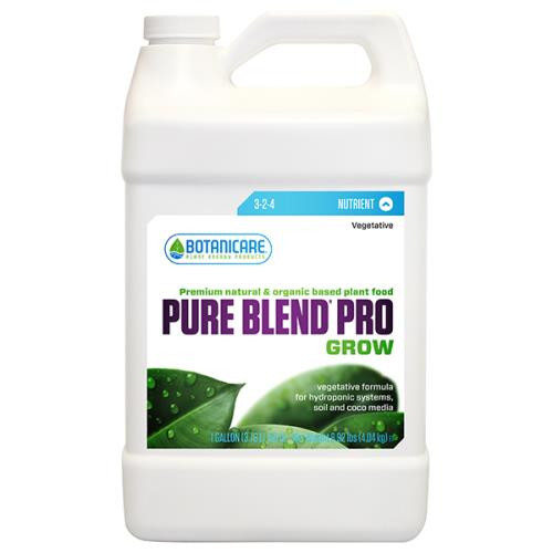 Botanicare Pure Blend Pro Grow 1 Gallon Hydroponics Nutrient 3-2-4 Veg Organic gallery
