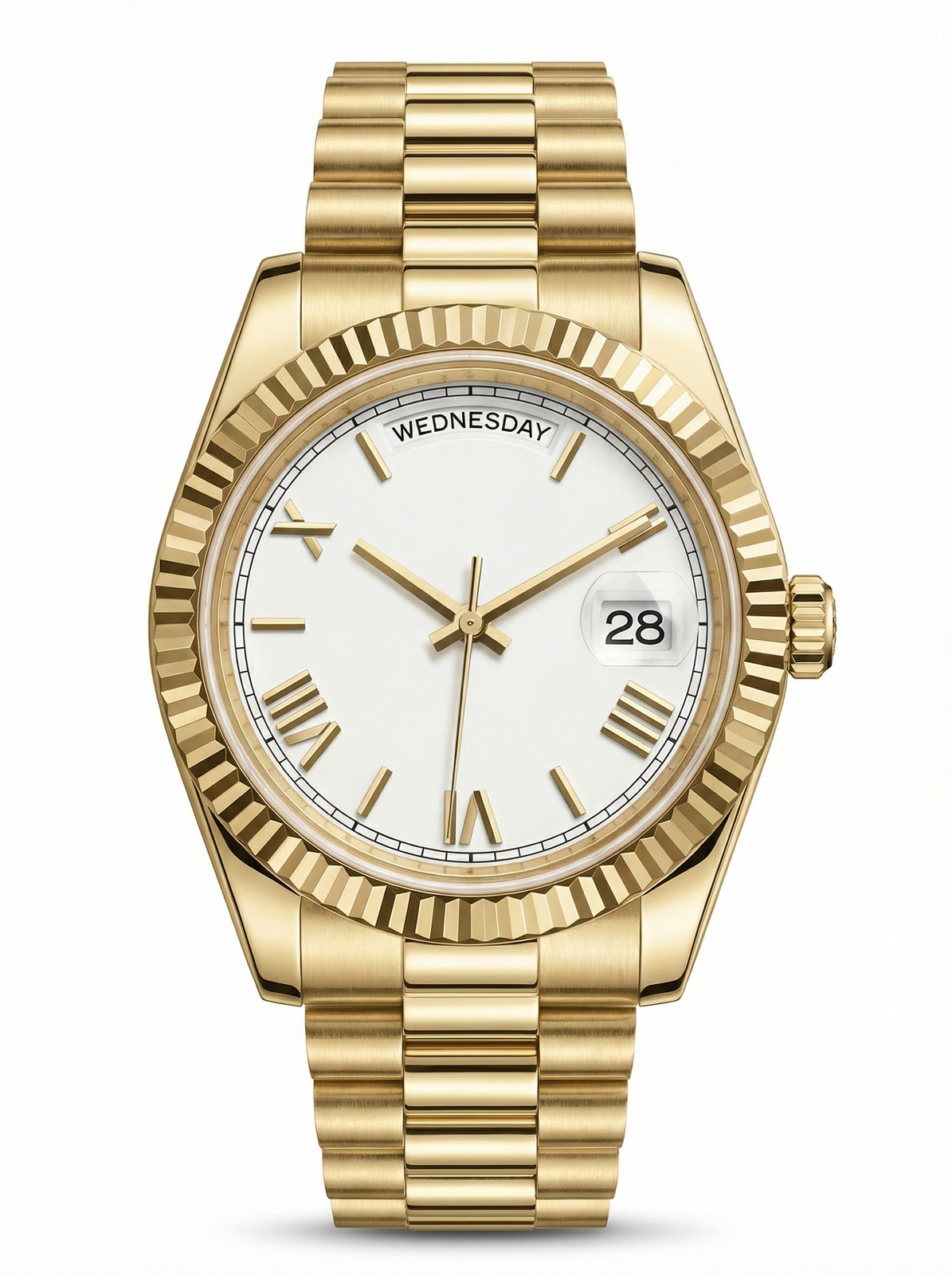 Day Mod – Gold · White Roman Dial – 40mm – Automatic gallery