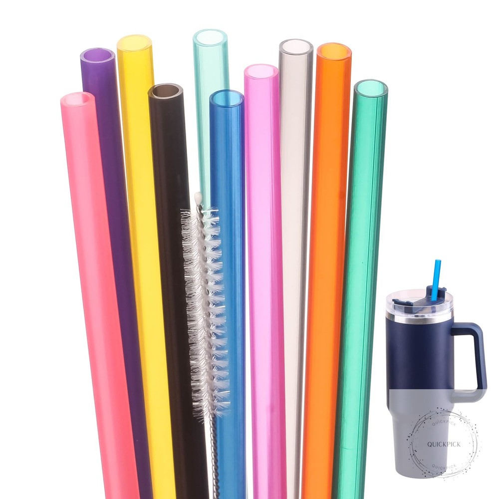Replacement Straw for Stanley|Owala|Simple Modern 40oz 30oz Tumbler,10 Pack 12 I