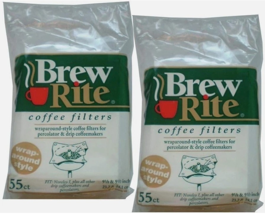 Brew Rite Wrap Around Percolator Coffee Filters Basket Style 110 Count Pack gallery