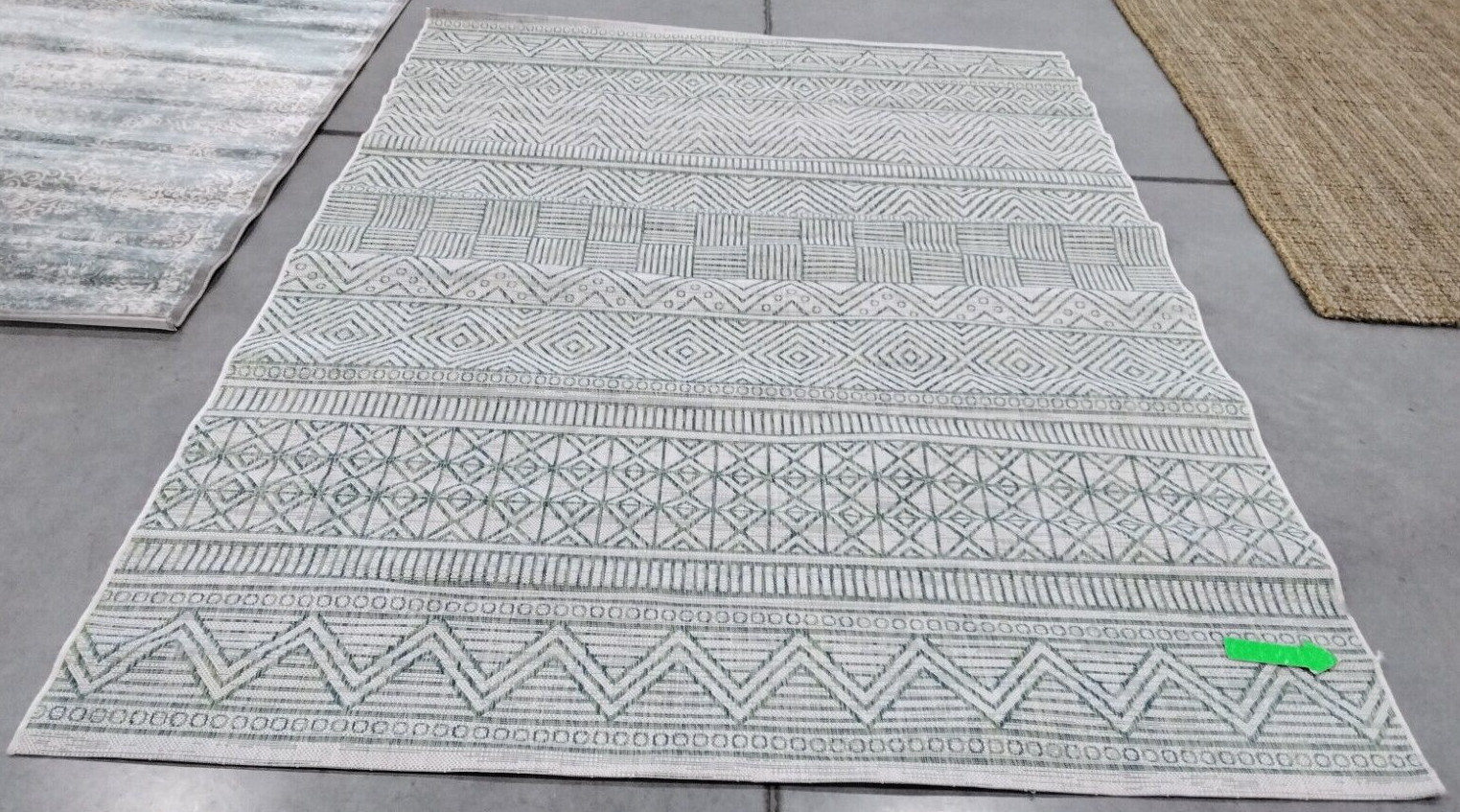 BEIGE / GREEN 6'-7" X 9'-6" Damaged Rug, Reduced Price 1172740263 CY8196-55712-6 gallery