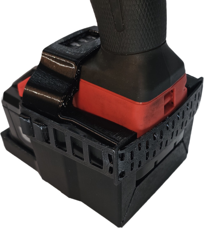 M18 High Torque Battery Strap/Hold Down For 5.0 AH Battery On 2767 (3D Printed) gallery