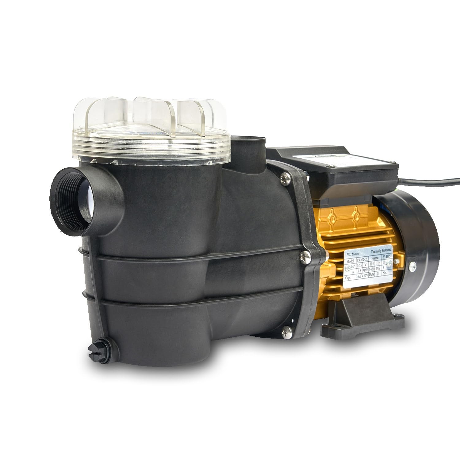 3 4HP Above Ground Pool Pump Self Priming High Flow 2400 GPH Clear Water gallery