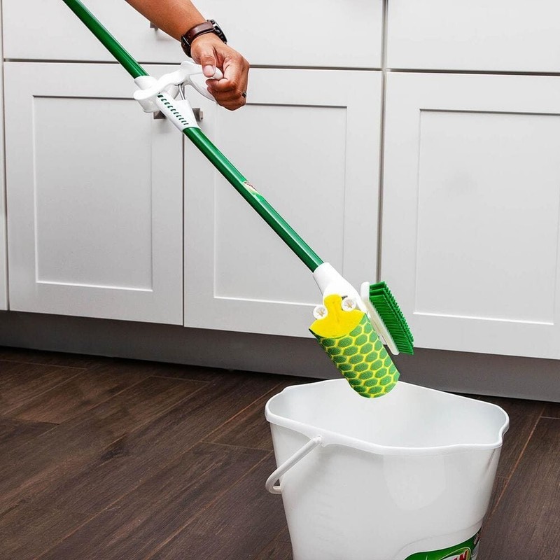 Libman Nitty Gritty Roller Mop Refills Head Replacement Green Yellow 3 Pack New gallery