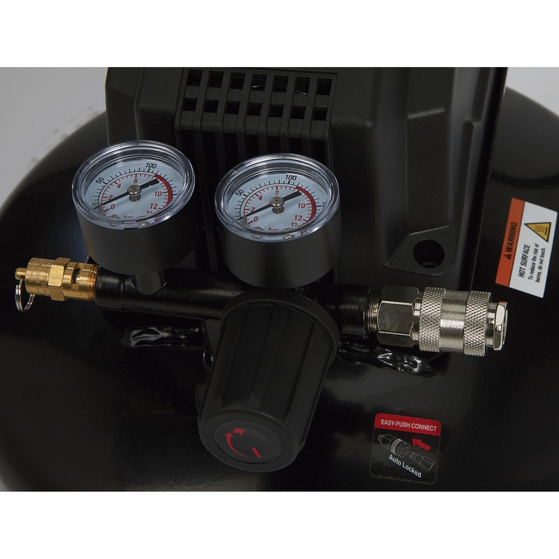 Ironton Oil-Free Pancake Air Compressor, 0.3 HP, 3 Gallons, 110 PSI gallery