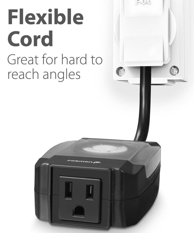 Outdoor Mechanical Outlet Timer 24 Hour Automatic Switch Light Weatherproof gallery