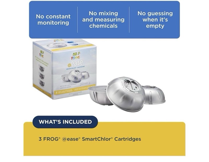 FROG @Ease Replacement SmartChlor Cartridge for use with Hot Tub - 3 Pack gallery