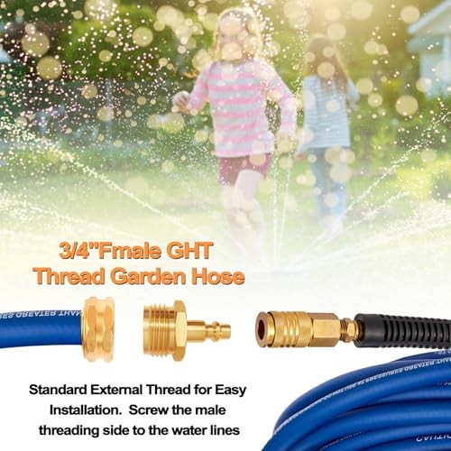 RV Blowout Plug for Winterization, Brass Air Compressor Quick Connect 1 pc gallery