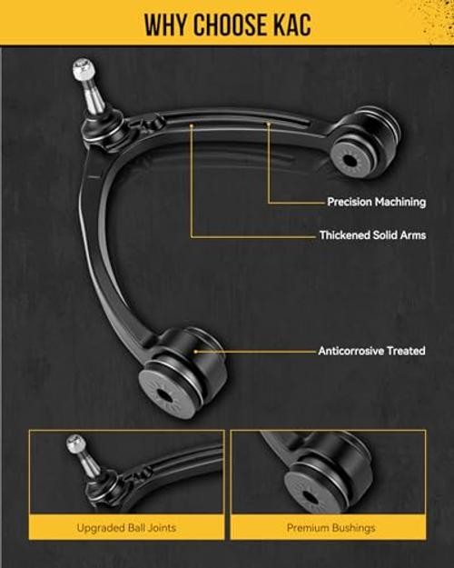 Front Upper Control Arm w/Ball Joint & Tie Rod For Frontier 2005-2019 12Pcs gallery