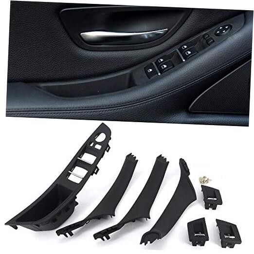 FEXON Black Window Switch Armrest Panel - Inner Door Pull Handle Trim Cover gallery