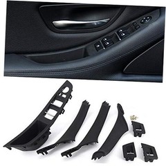 FEXON Black Window Switch Armrest Panel – Inner Door Pull Handle Trim Cover