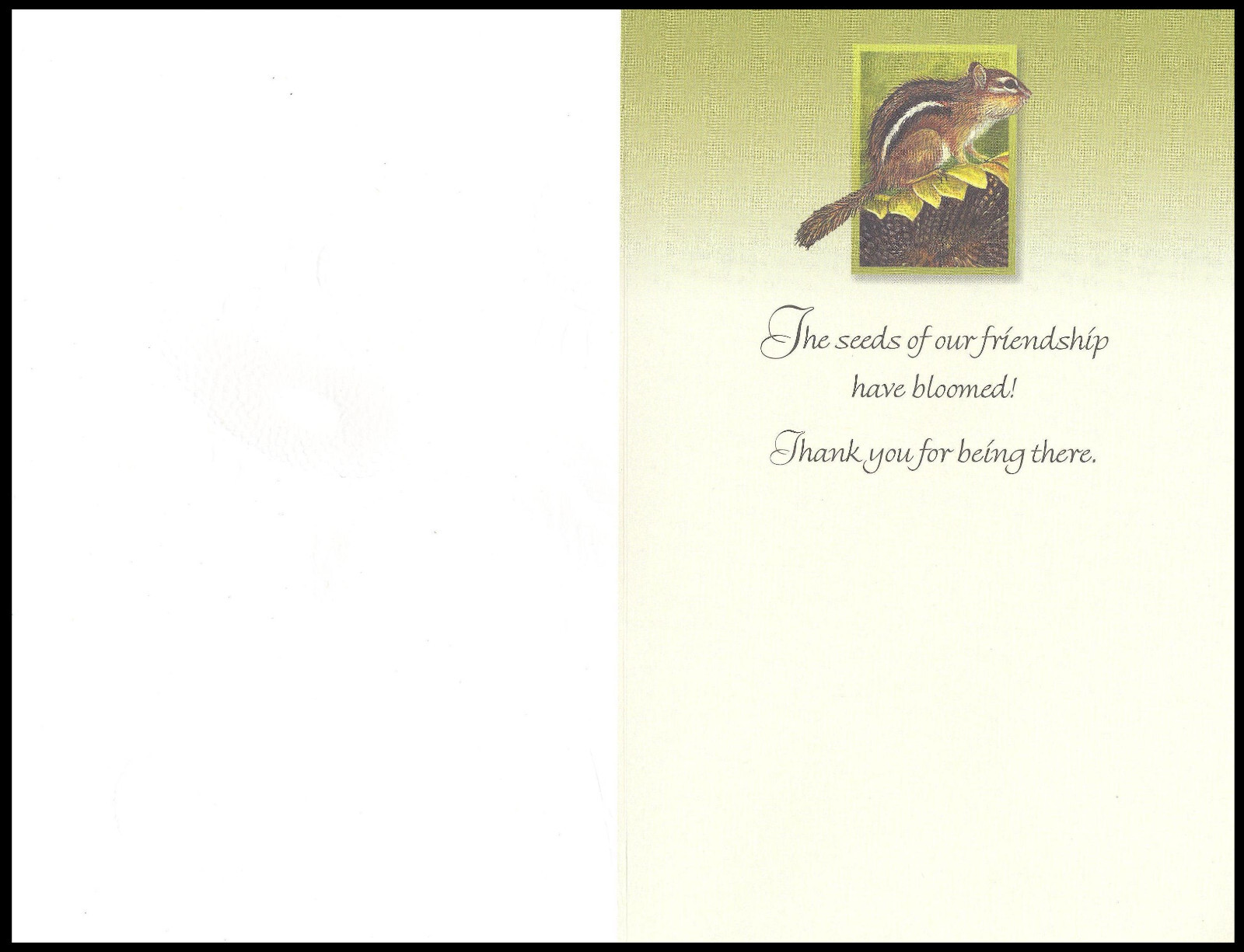 Greeting Card - Chipmunk - Carol Decker - Friendship 0751 gallery