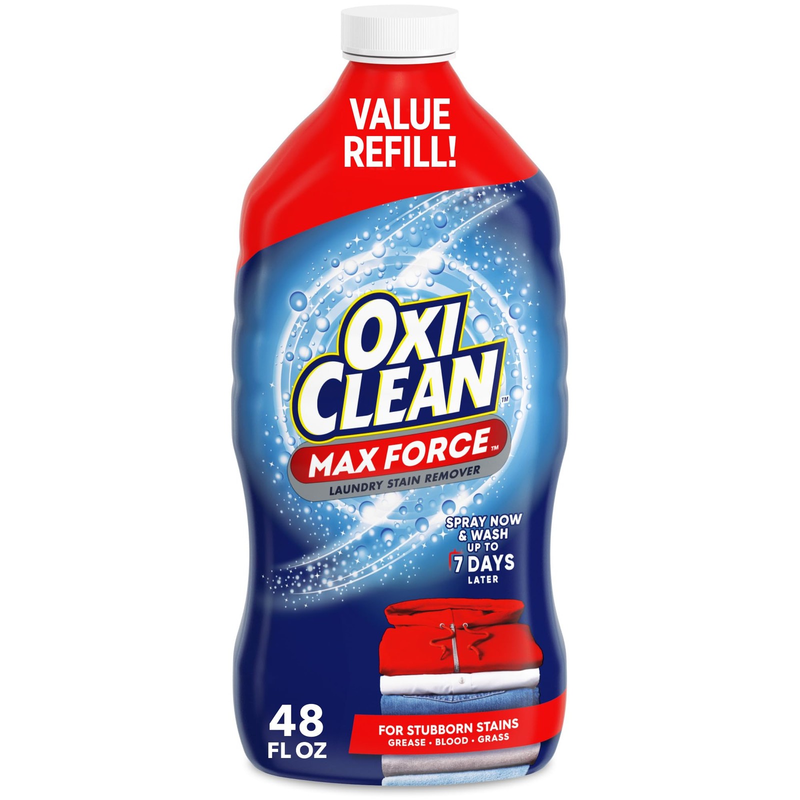 OxiClean Max Force Laundry Stain Remover Spray Refill, 48 Fl Oz (Pack of 1) gallery