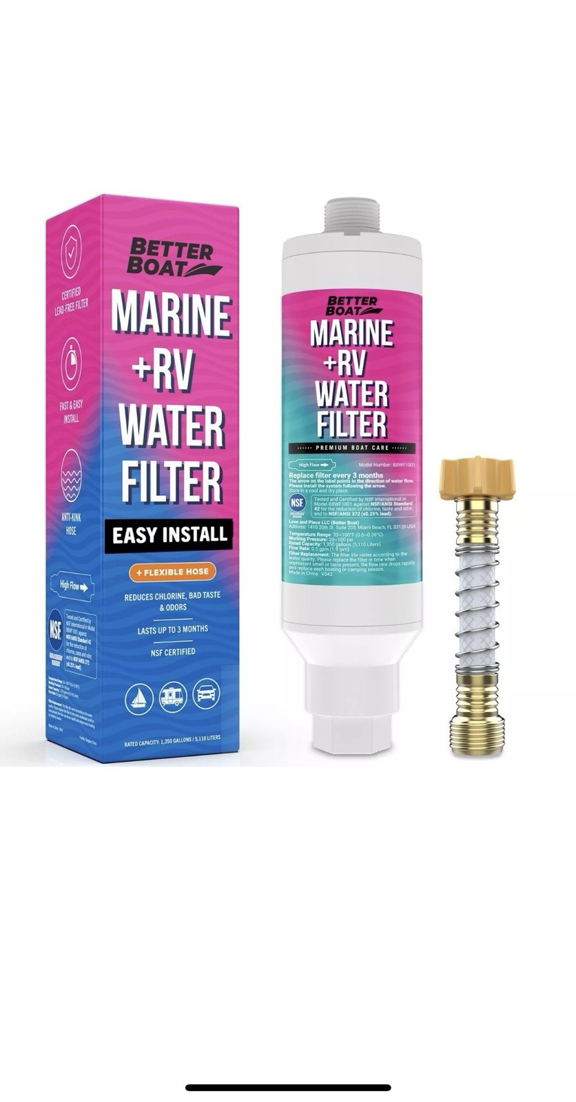 Marine Inline RV Water Filter for Hose Inline Water Filter gallery