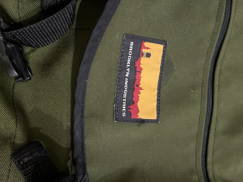 Brooklyn Industries Canvas messenger style bag lining Preowned 2
