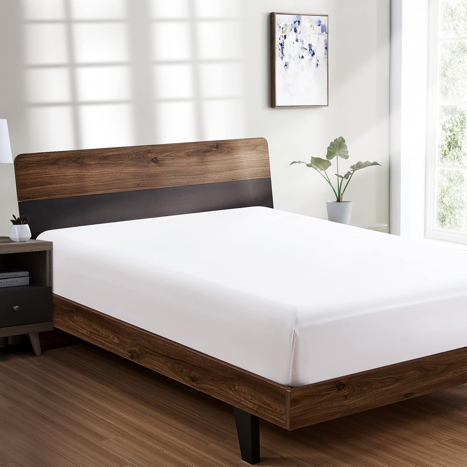 Twin Fitted Sheet - Hotel Quality - Ultra Soft & Breathable - Brushed Microfiber gallery