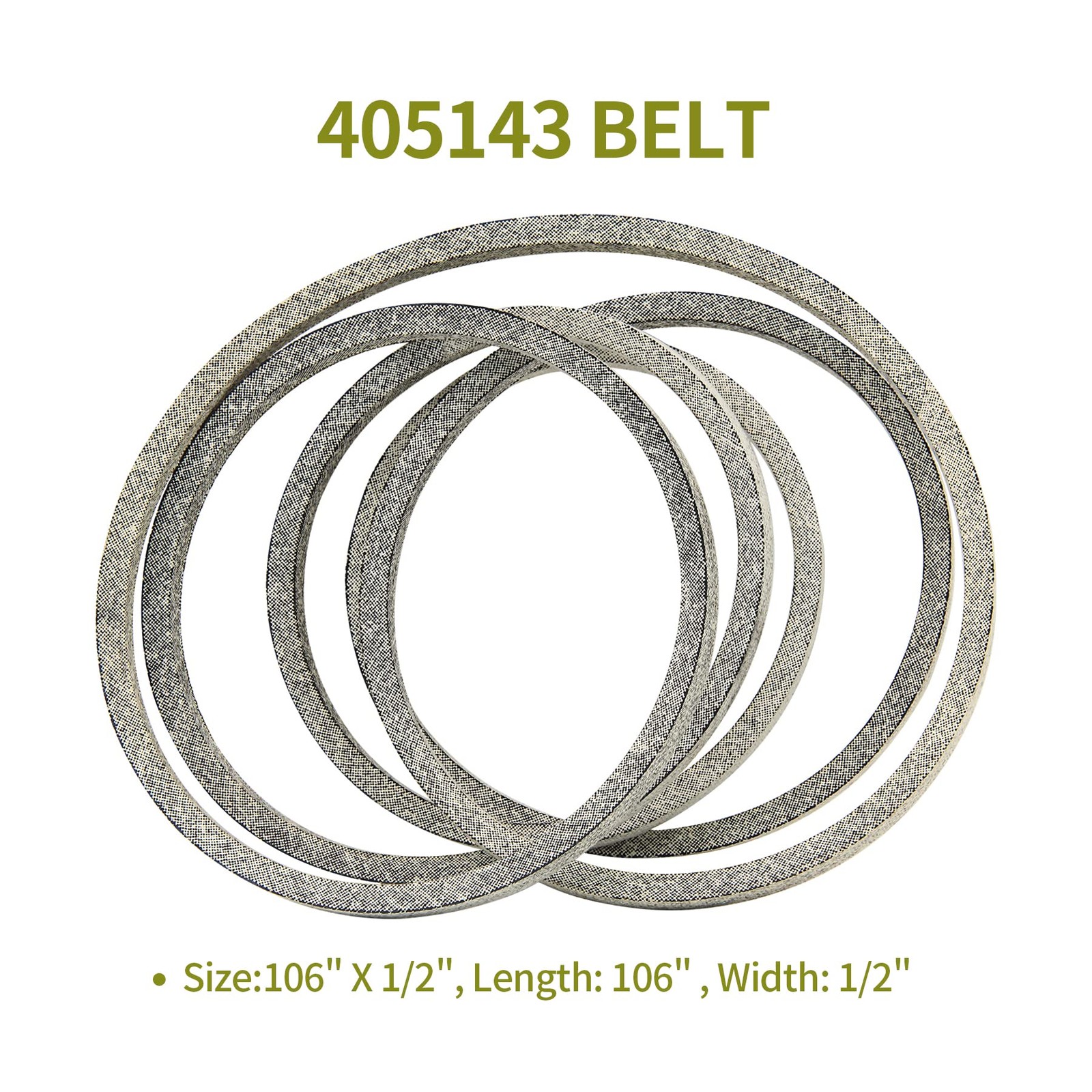 46 Inch Mower Deck Belt 106 X 1/2 Drive Replacement For Husqvarna AYP gallery