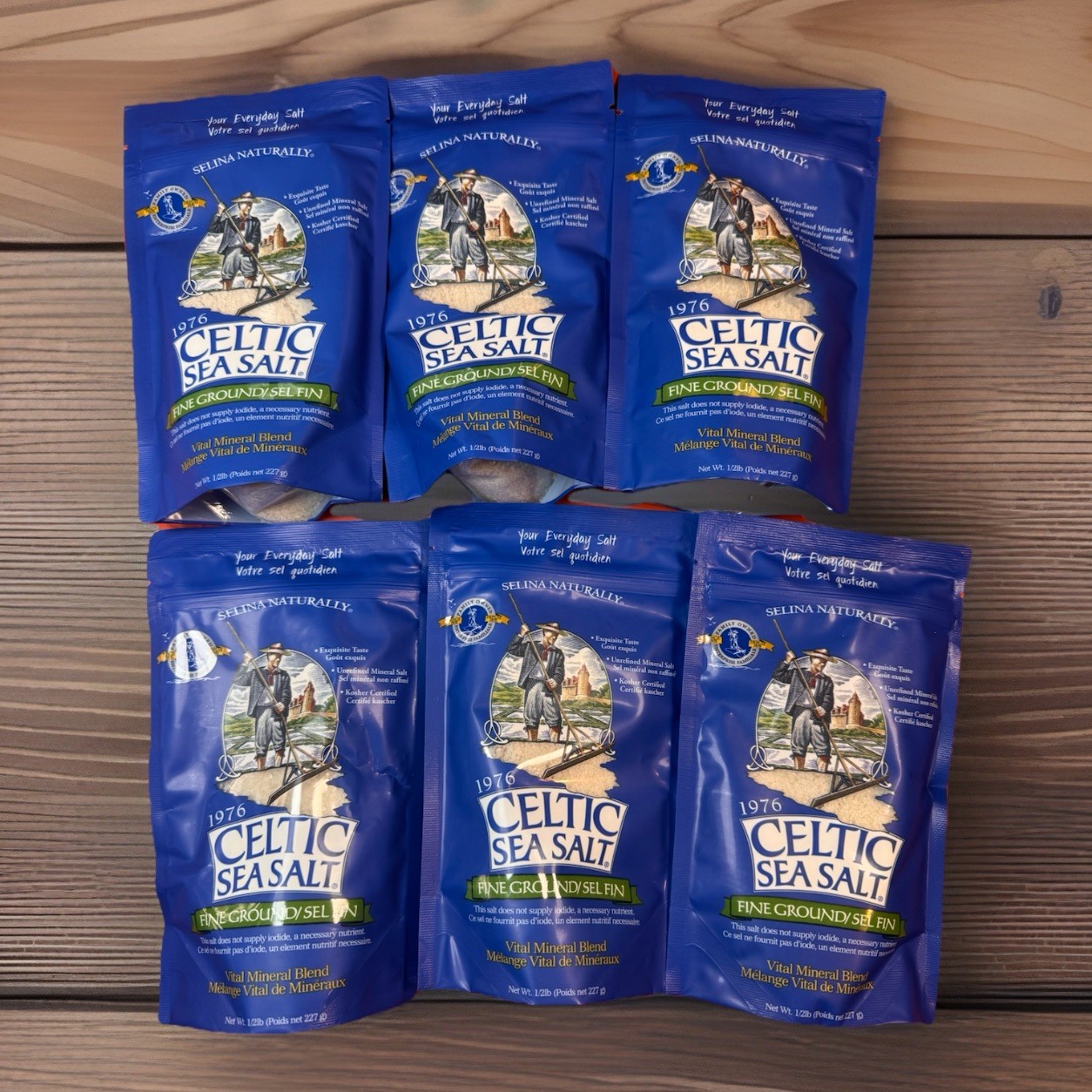Selina Naturally Celtic Sea Salt FINE GROUND 3LB BULK PACK gallery