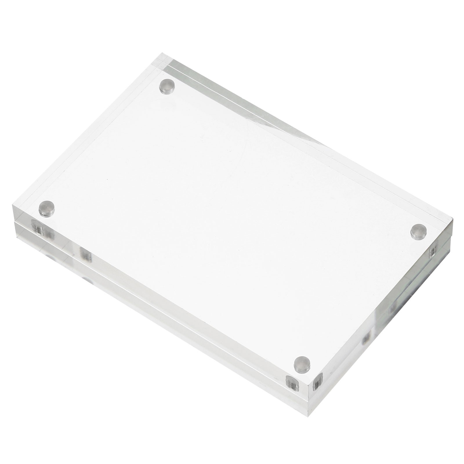 3.2" x 4.7" x 0.8" Acrylic Picture Frame Magnetic Photo Frames Display Clear gallery