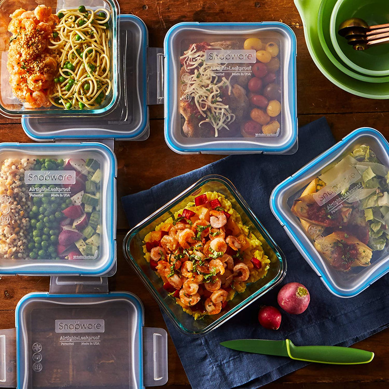 Snapware Total Solutions (5-Pack, 4 Cup) Glass Food Storage Containers Set, Airt gallery