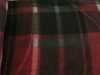 Fleece Throw Blanket ~ Red + Black - 53 x 77 Inches gallery