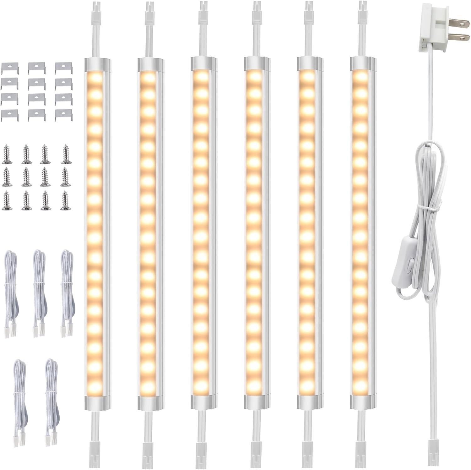 Under Cabinet Lighting,Dimmable Under Counter Lights 120V Plug in & Hardwired gallery