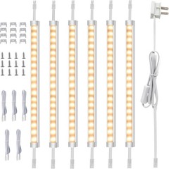 Under Cabinet Lighting,Dimmable Under Counter Lights 120V Plug in & Hardwired