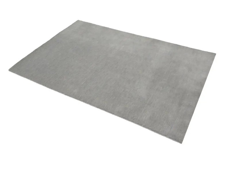 Gray Solid Hand-Loomed 4X6 Gabbeh Wool Rug Oriental Home Decor Carpet gallery