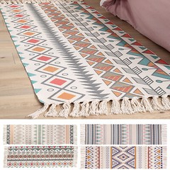 Bohemian Tapestry Area Runner Carpet Hallway Throw Rugs For Kitchen Bedroom Mat