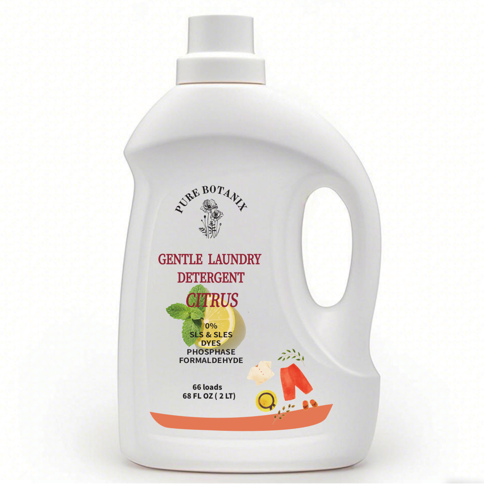 Citrus Plant Based Non-Toxic Hypoallergenic Laundry Detergent gallery