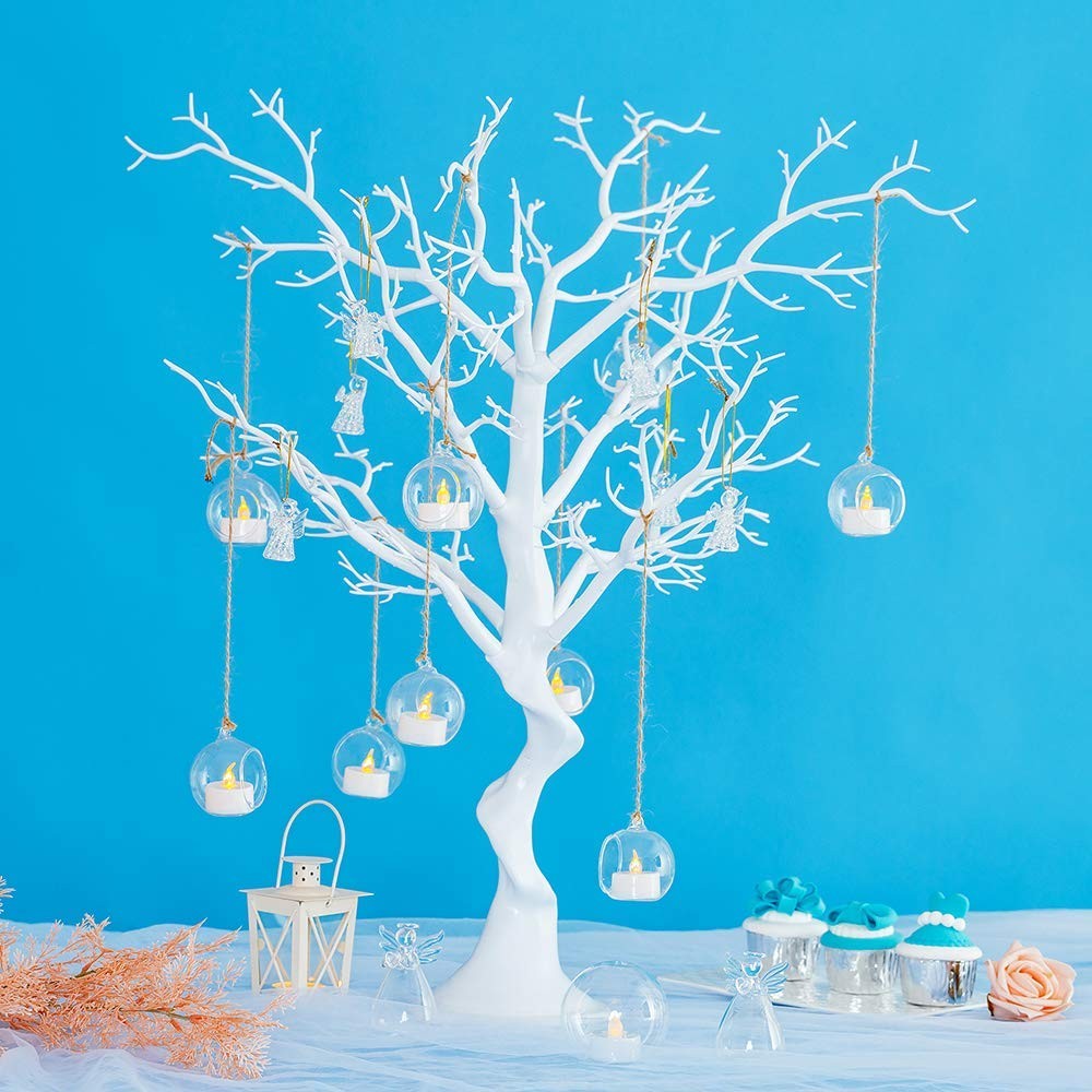 2ft 6in White Artificial Tree Removable Branch Design for Decorations and Cen... gallery