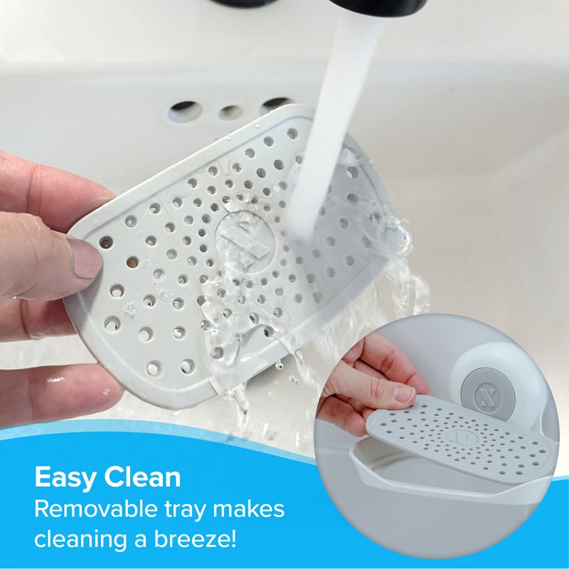 SlipX Solutions Patented Strong Hold Soap Saver, Suction Cup Soap Holder gallery