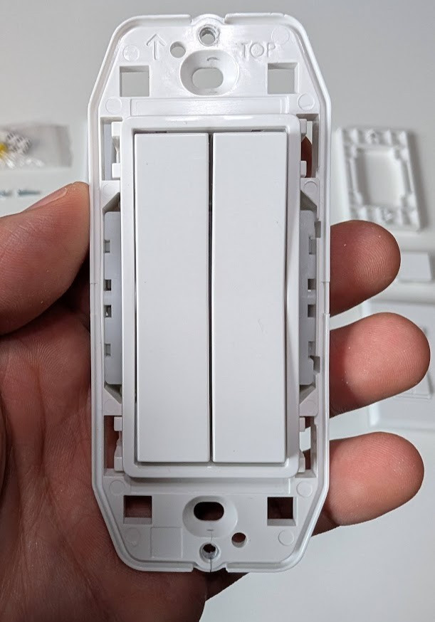 RunLessWire Click for Philips Hue Battery-Free Light Switch 3-Pack + Bridge gallery