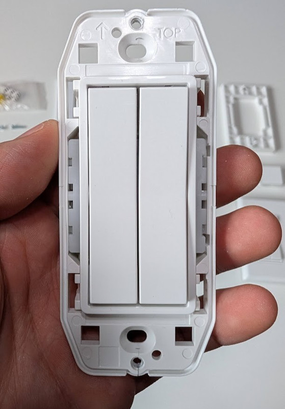 RunLessWire Click for Philips Hue Battery-Free Light Switch 3-Pack + Bridge gallery