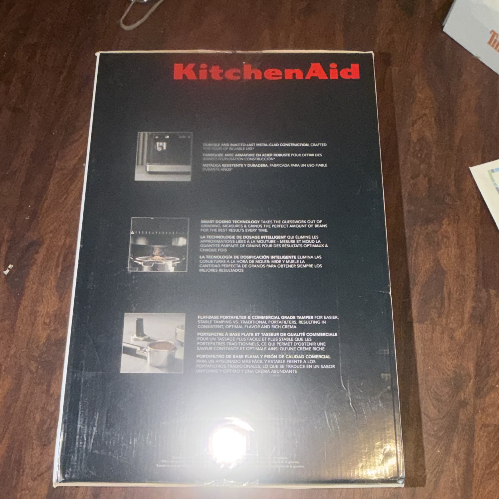 KitchenAid Semi-Automatic Espresso Machine Burr Grinder 15 Bar Black gallery