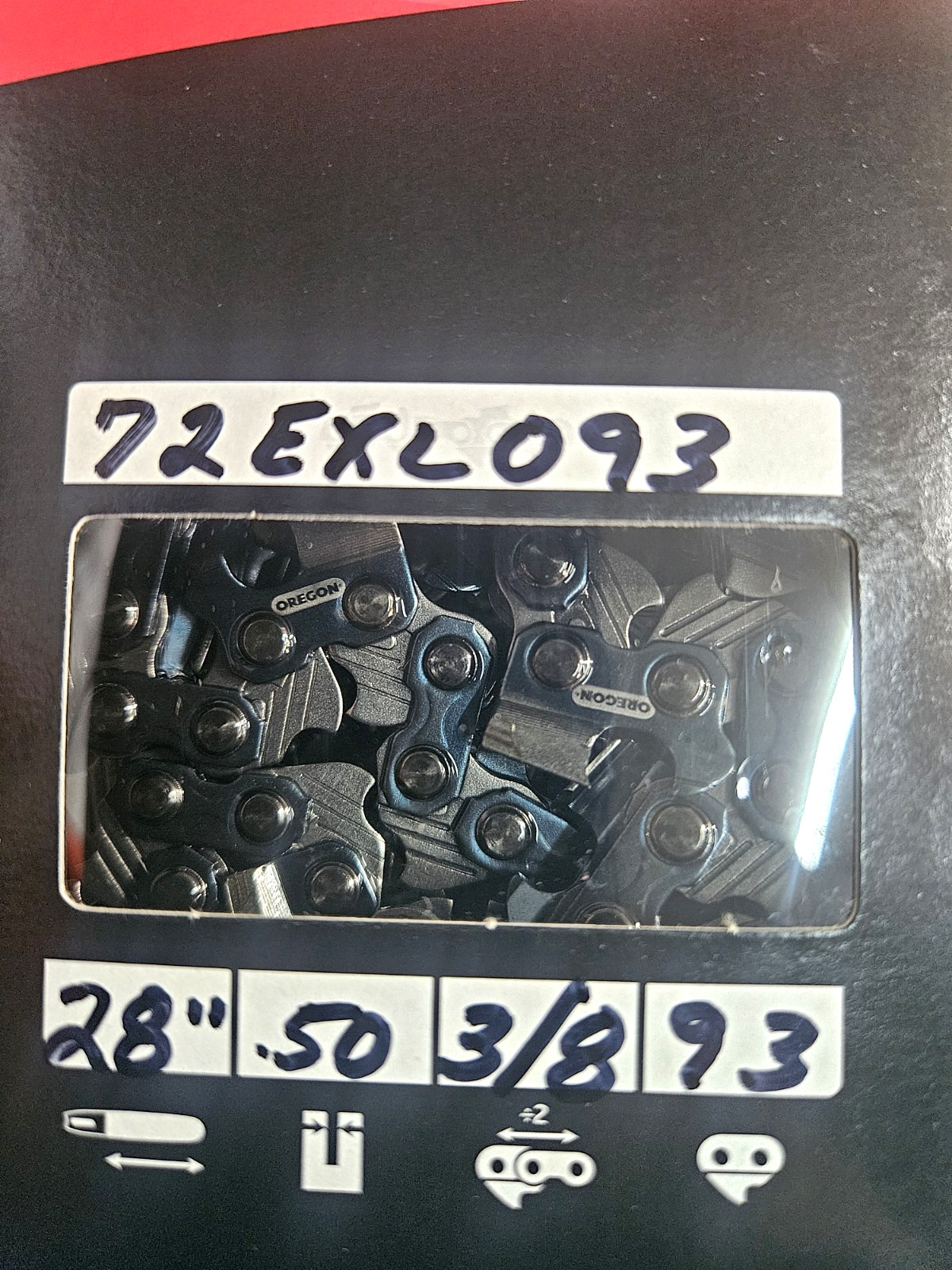72EXL093G Oregon 3/8" .050 93 Drive Links 28'' Chain gallery