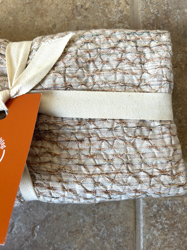 Southern Living Simplicity Caleb Textured Standard Sham 20 x 26 Beige Shades NWT gallery