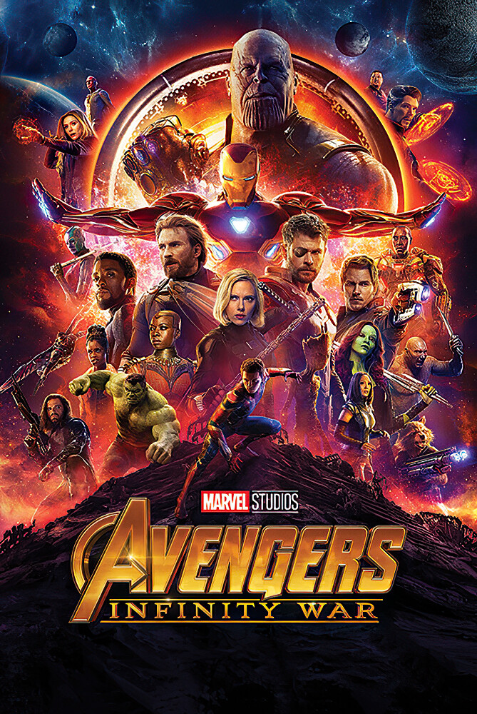 Avengers: Infinity War - Movie Poster / Print (Regular Style) (Size: 24" X 36") gallery