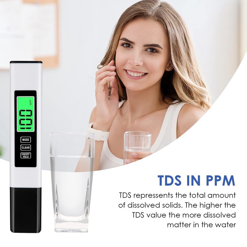 Water Quality Testing Kit TDS/EC/Temp Pen Meter for Drinking Water,Wine/Beer,Spa gallery