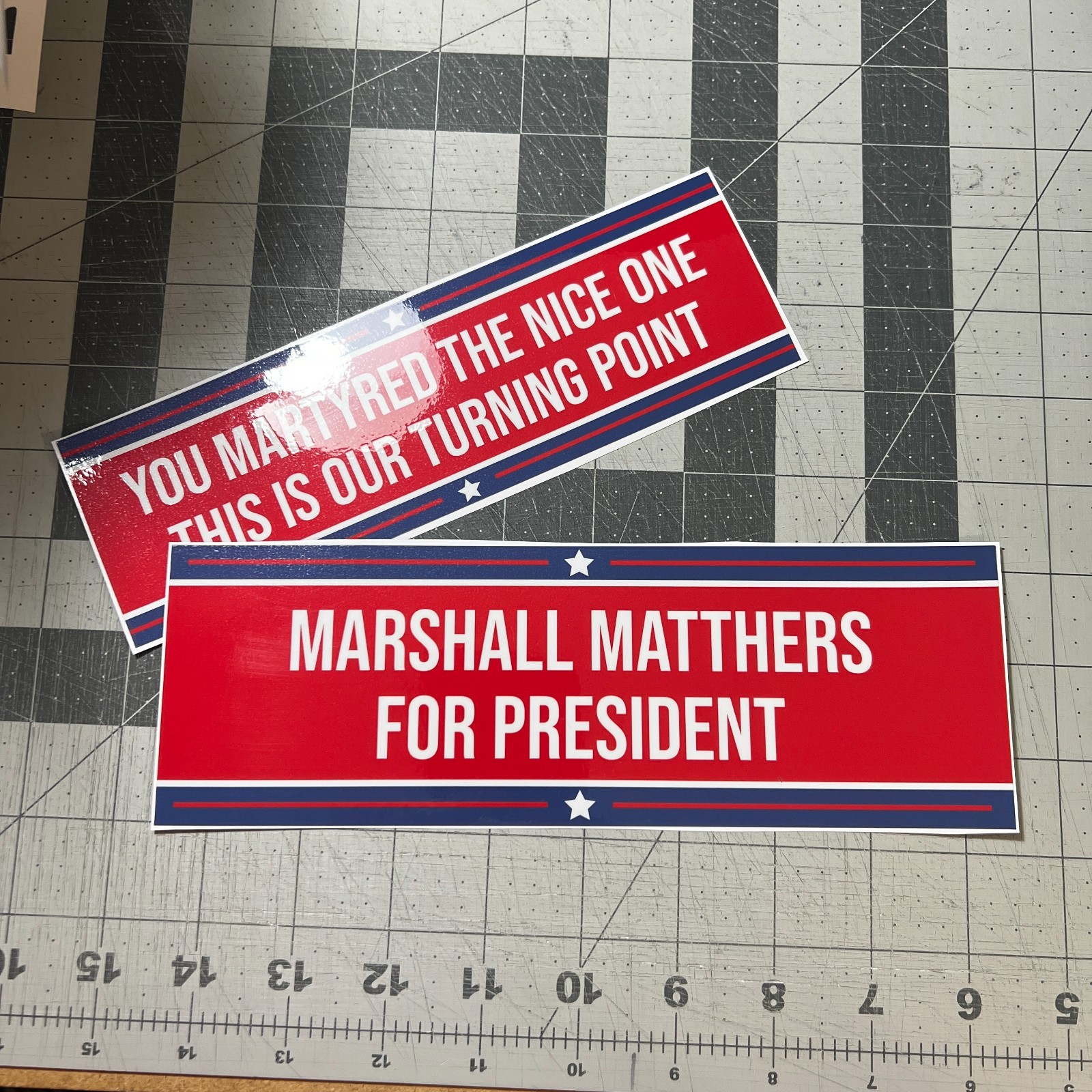 Political Bumper Sticker or Magnet – Custom Conservative Car, Truck Charlie Kirk gallery