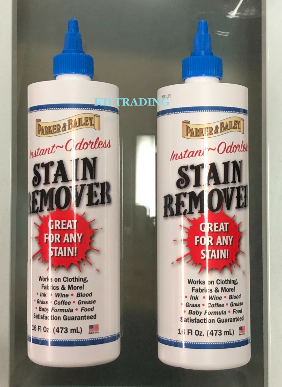 (2-Pk) PARKER & BAILEY Instant Odorless Grease STAIN REMOVER for Carpet Clothes gallery