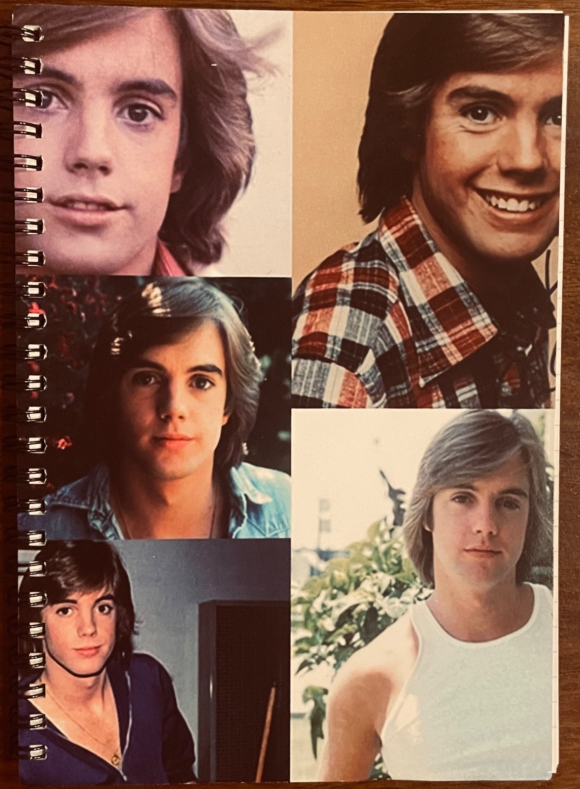 Shawn Cassidy Photo Collage Notebook Spiral Bound 120 Lined Pages Novelty Gift gallery