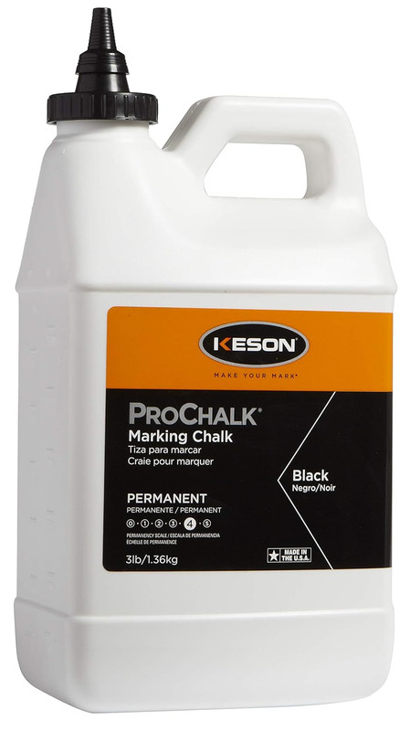 103BLACK Prochalk Semi-Permanent Marking Chalk, 3 Lb, Black gallery